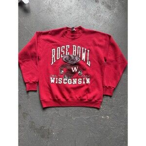 Vintage 90s 1994 Rose Bowl Wisconsin University Sweatshirt